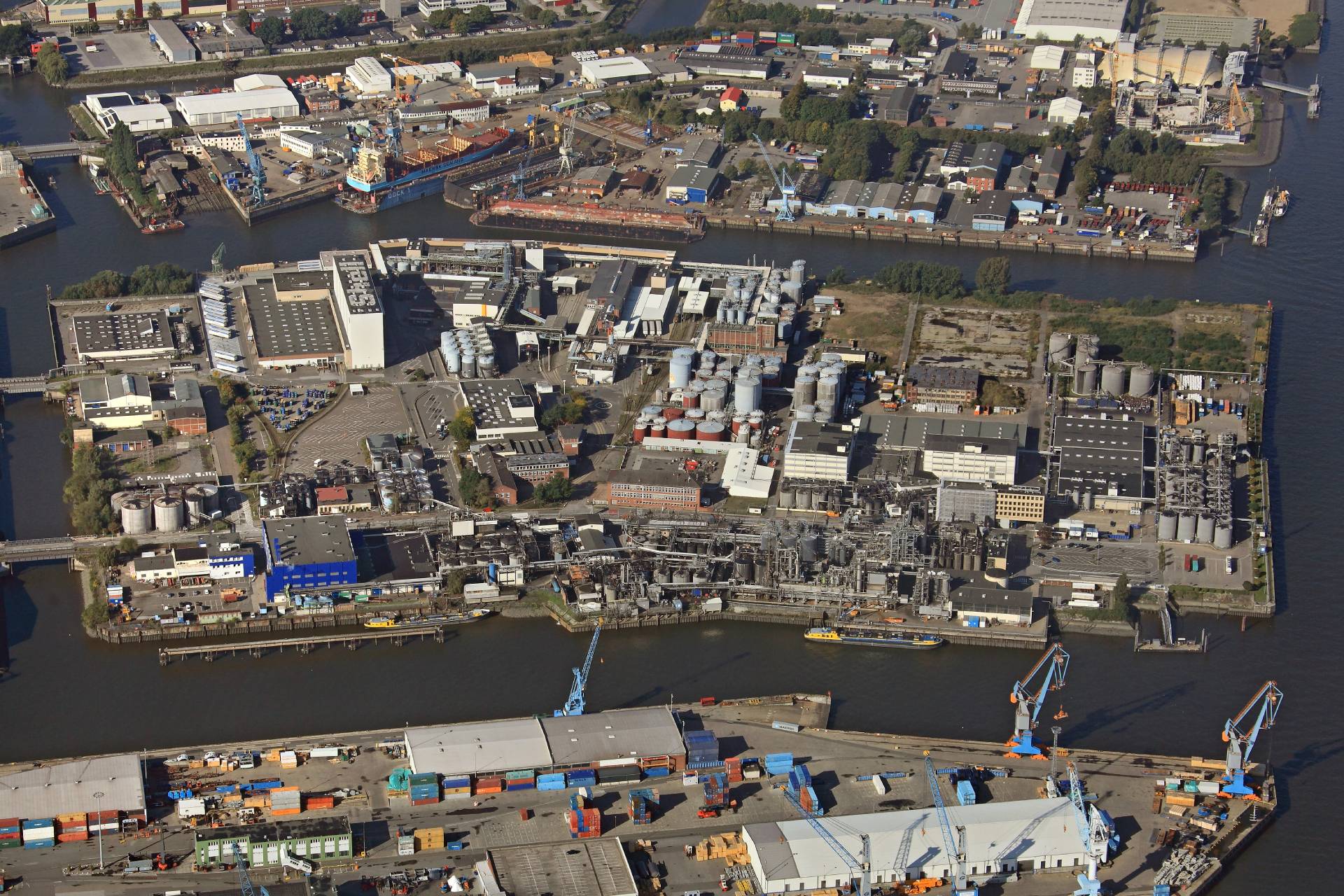 Aerial picture of a Hywax Plant